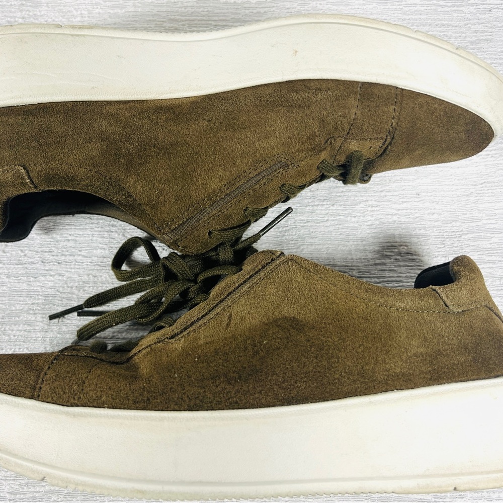 Clarks Brown Suede Women's Sneakers